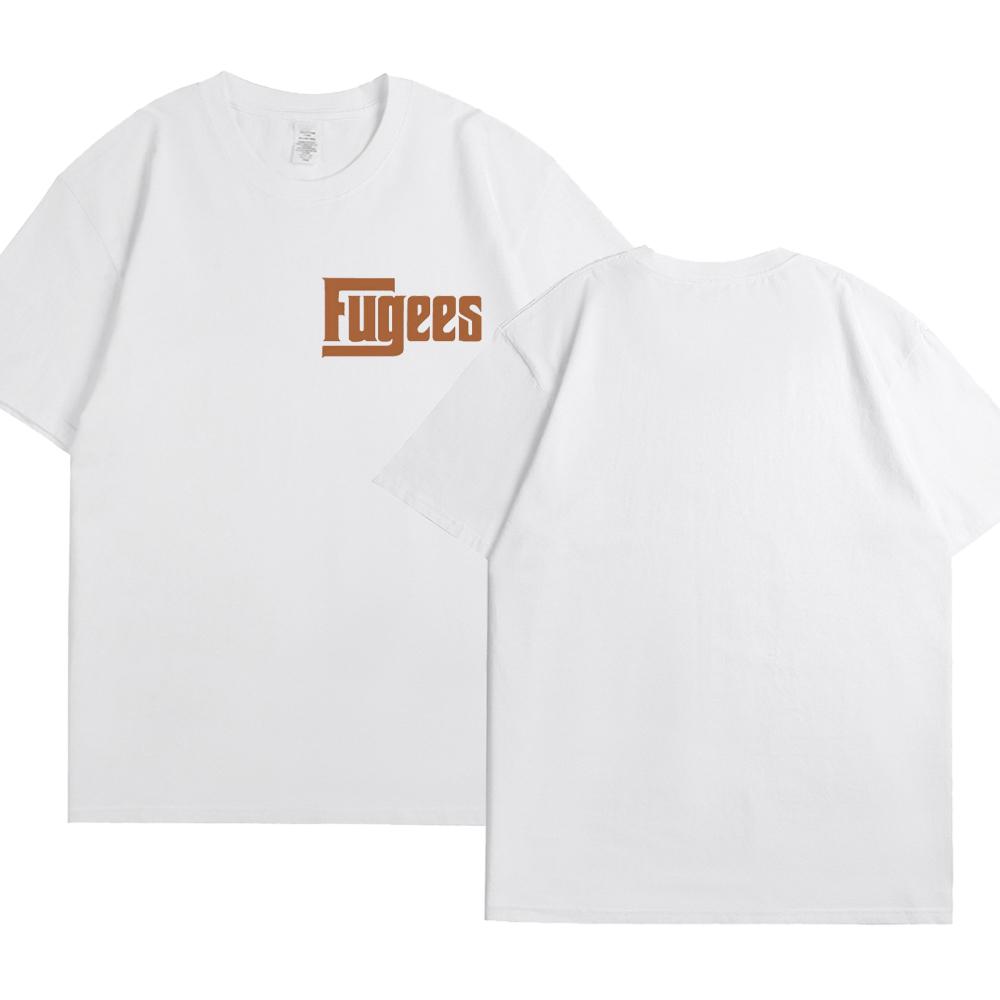 

Summer Cotton Fugees Refugees Lauryn Hill Print Tshirts Short Sleeve Unisex T Shirt Harajuku Streetwear Loose Unisex Tees S