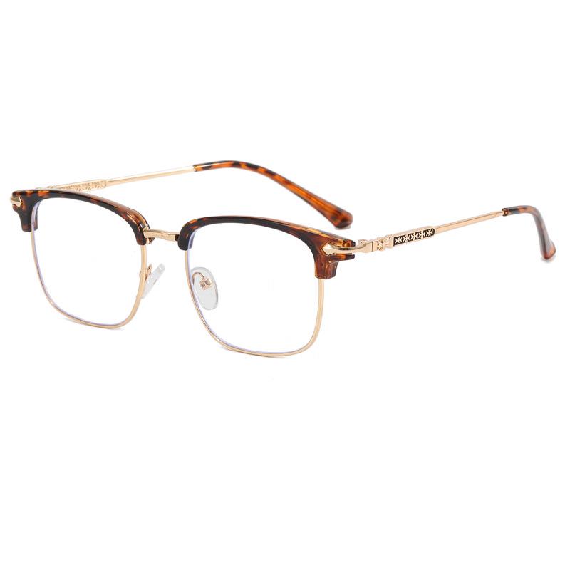 Japanese & Korean Retro Prescription Eyeglass Frames for Men & Women - Trendy Literary Style with Plain or Custom Lenses