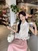 Elegant Summer Sleeveless Blouse & Long Skirt Set for Women - This Year's Popular Two-Piece