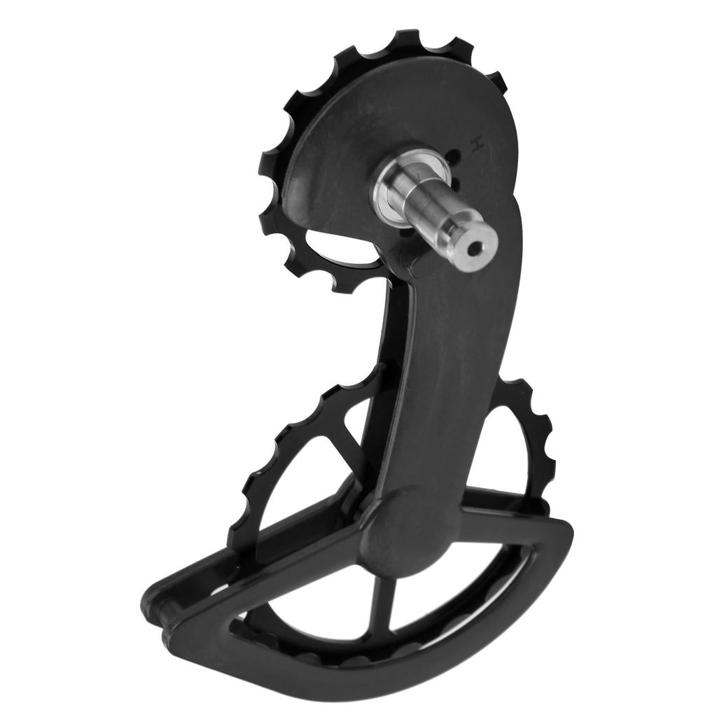 Metal and Ceramic Uncoated Bicycle Pulley Rear Derailleur Guide Wheel Bike Accessory(Ceramique noire )