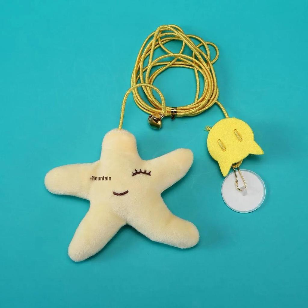 Hračka pro kočky na závěsné dveře: Elastické lano na hraní, mávátko pro hru o samotě, pro zmírnění nudy a zábavu odolnou proti kousání