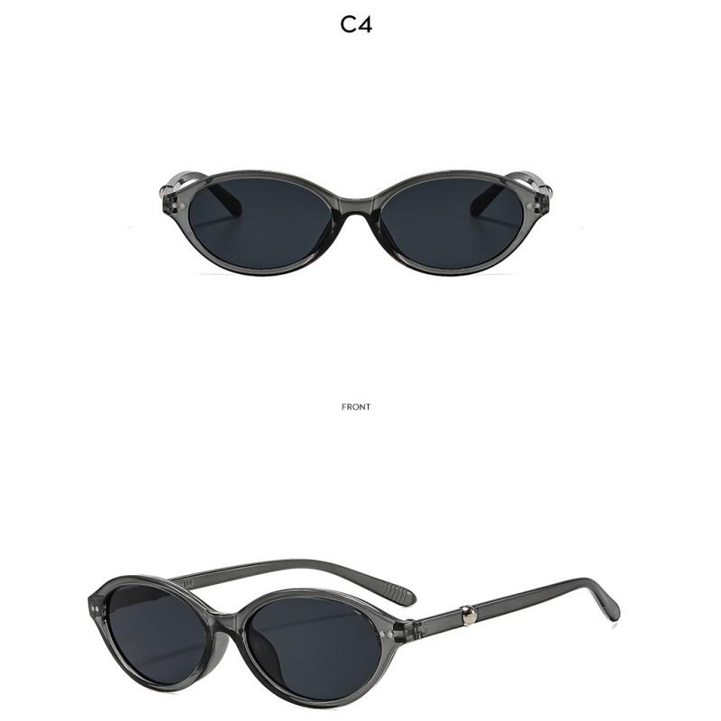 Dámské sluneční brýle - unisex retro oválné kočičí oko sluneční brýle