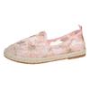 Summer Formal Shoes Women Women'S Summer Fashion Solid Color Mesh Surface Flower Casual Shoes Non Slip Zapatos De Mujer
