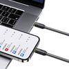 Usams Kabel Usb-C/Lightning 1M Sj73530W Czarny/Black Yu Series Sj735Usb01 (Us-Sj735)