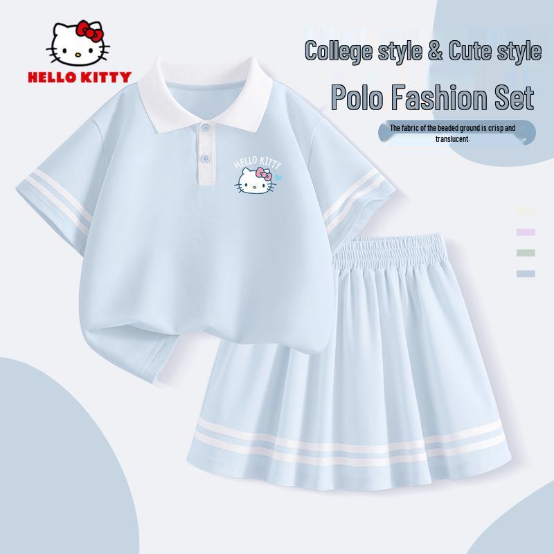 

Комплект: Платье-поло и шорты для девочек Hello Kitty 110