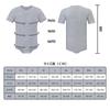 Plain Adult Rompers for Boys Cotton Pajamas for Men Bodysuit Dark Gray M [LittleForBig]