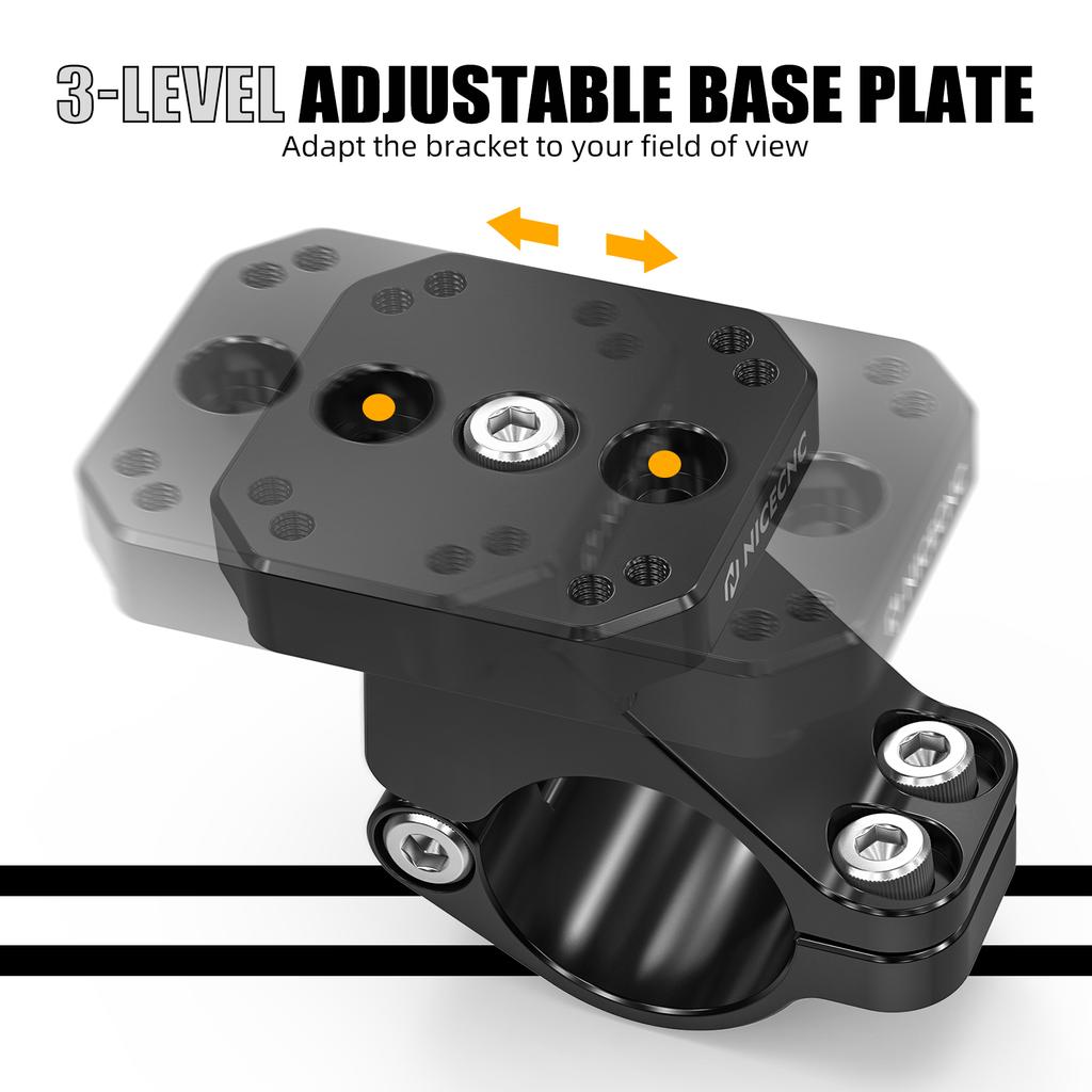 For BMW R1250GS Adventure 2019-2023 32mm Handlebar Clamp GPS AMPS Bracket For BMW R1200GS Adventure 2013-2018 R1300GS 2024-2025
