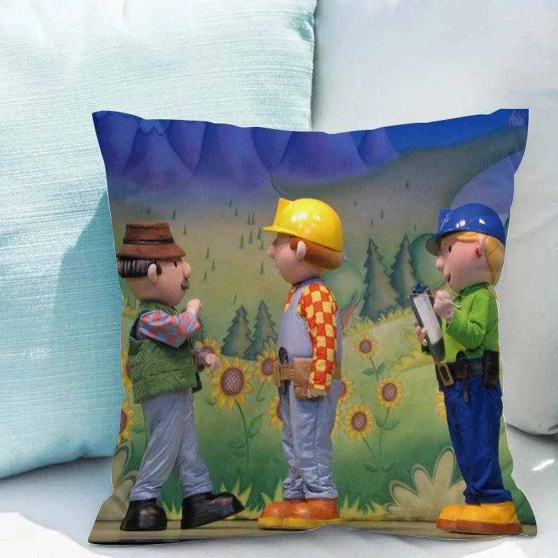 B-Bob der Baumeister Dekorative Kissenhülle x Zierkissen Kissenbezüge Herbstdekoration Raumdekor Kissenbezüge