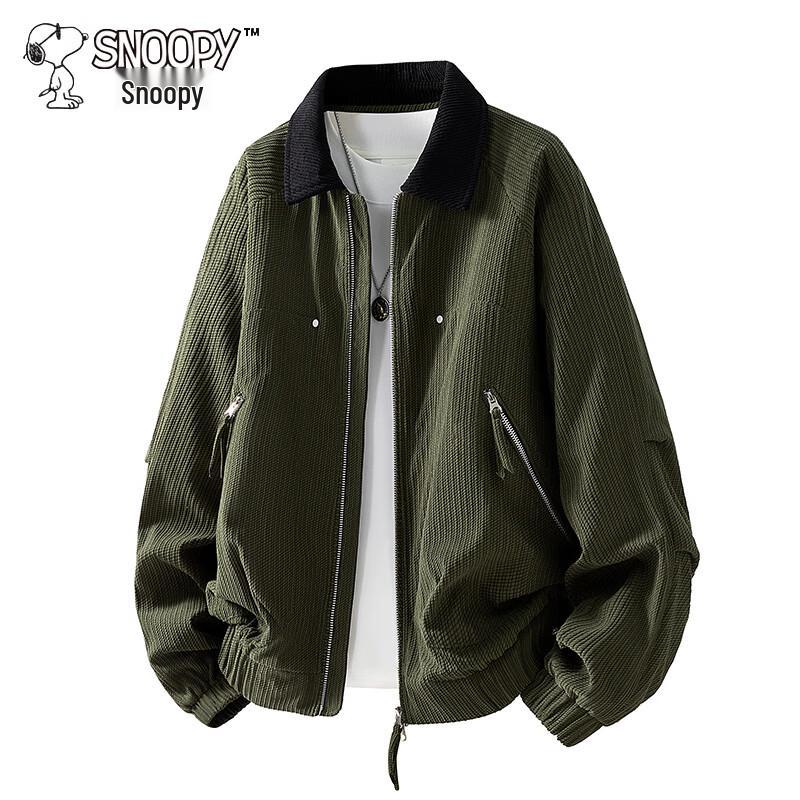 Snoopy Men's Casual Lapel Jacket
