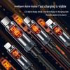 240W Super Fast Charging Type-C Cable with Smart Display for Apple & Huawei Phones, Available In 1m & 2m