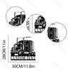 Custom Semi Truck Metal Wall Art, Personalized Trucker Name Sign, Home Decor Hot Sale