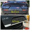 Car Rear Tailgate Trunk Door Handle Strip Decoration Cover Trim Stainless Steel Accessories Exterior For Mazda CX-30  - 2025
