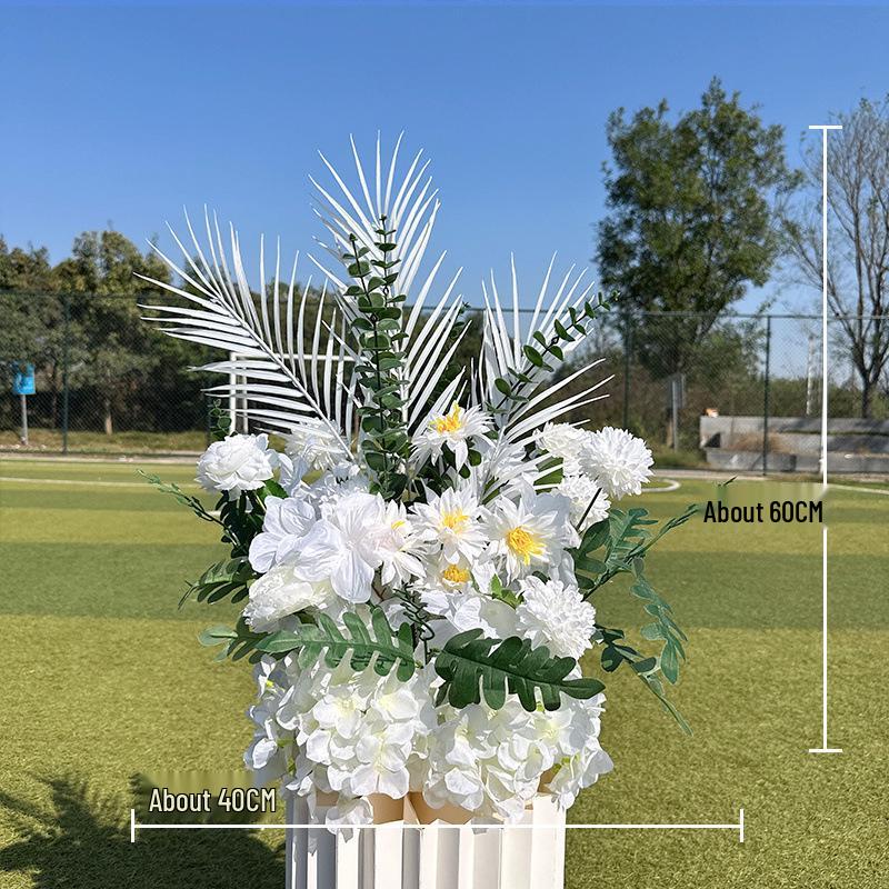 Large Artificial Wedding Flower Wall for Aisles and Hotels