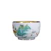 Gilded Ceramic Kung Fu Tea Cup