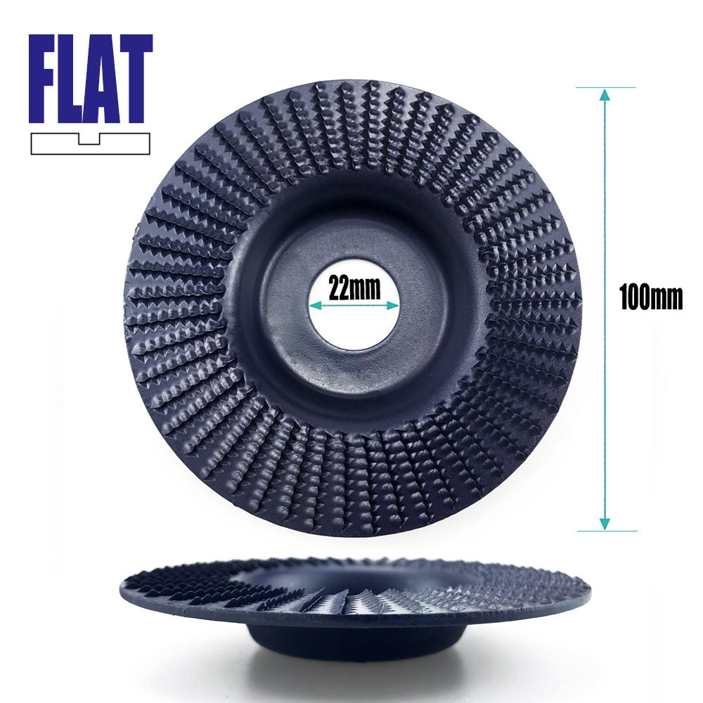 100mm Plane Bevel Angle Grinding Wheel 16/22mm Aperture Rotary Disc Sanding Woods Carving Tool Abrasive Disc for Angle Grinder