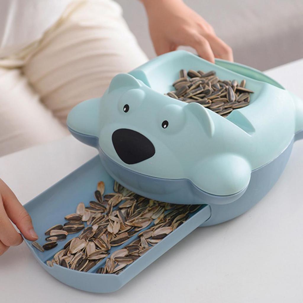 House Office Double Layer Melon Seed Plate Sitting Room Plastic Dry Fruit Bowl House Office Double Layer Melon Seed Plate Sitting Room Plastic Dry Fruit Bowl