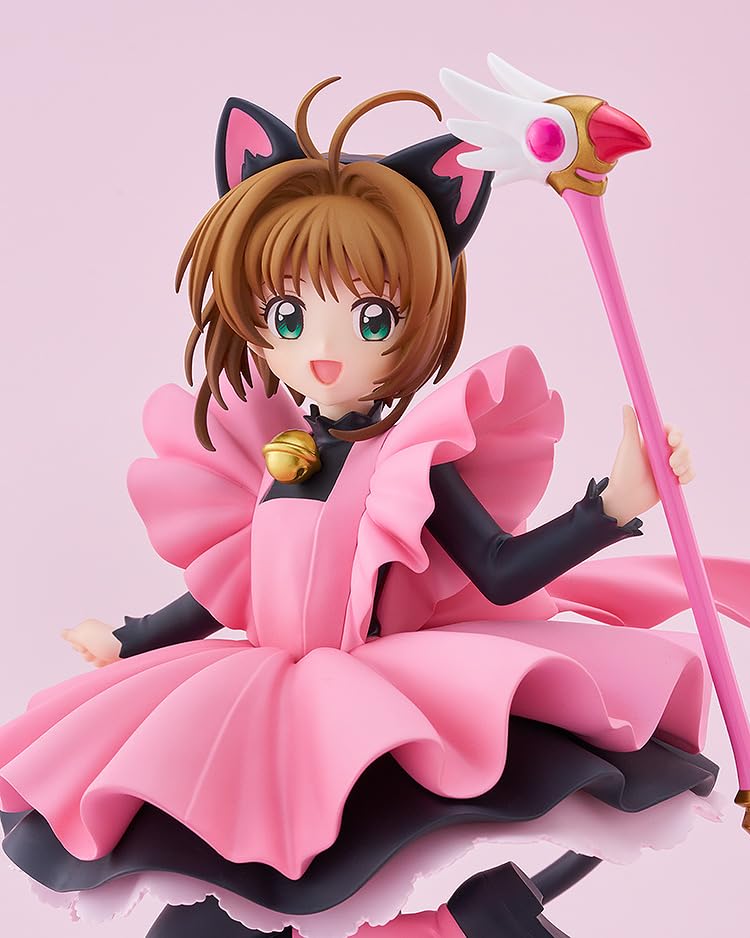 Good Smile Company POP UP PARADE Cardcaptor Sakura Clow Card Arc Kinomoto Sakura Black Cat Costume L size Plastic Painted Complete Figure Ver.