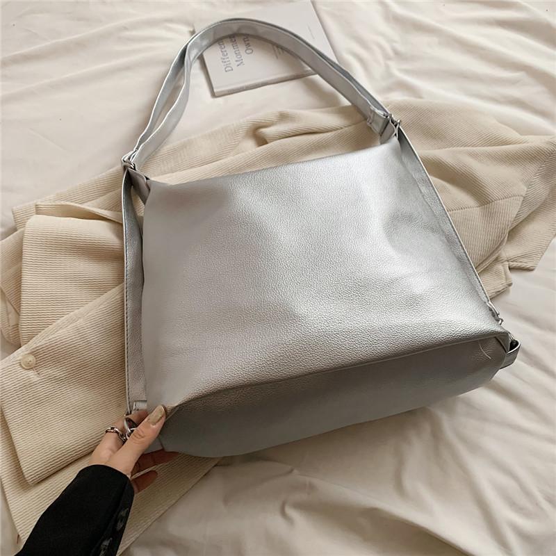 PU Tragetasche Damen Schultertasche Pendler Große Kapazität Rucksack