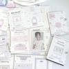 DIY Folding Greeting Card Kit: Small Cardstock for Protection and Decoration