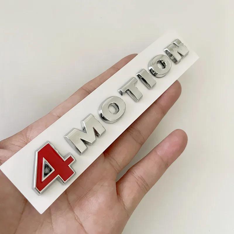 3D ABS Letters For Car Volkswagen Passat B6 Polo Tiguan Touareg Golf MK4 VW 4 MOTION Sticker 4MOTION Emblem Badge Accessories