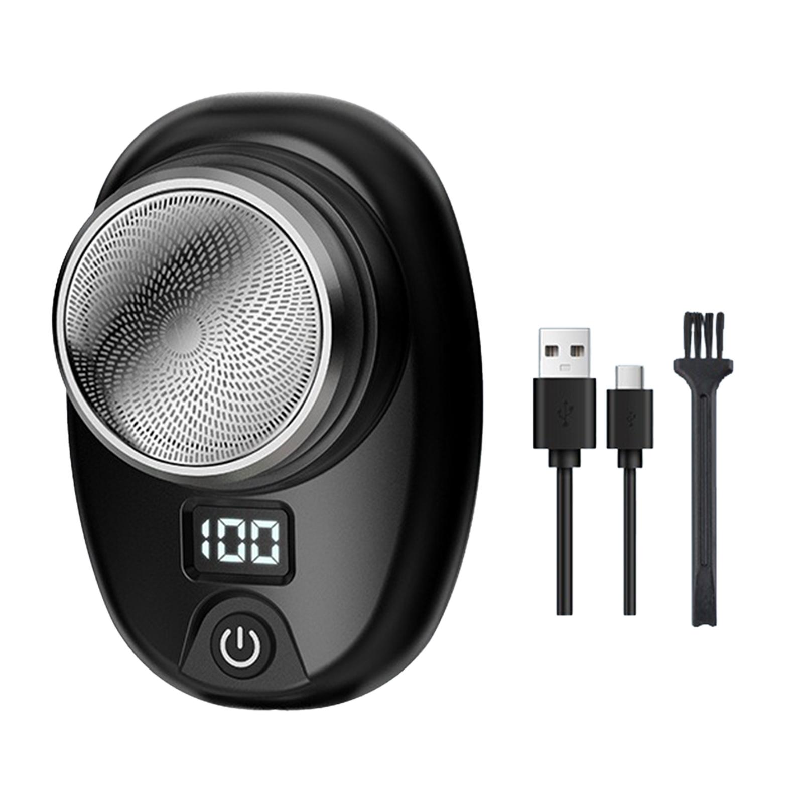 

Мини-электробритва для мужчин, борода, компактная, легкая, мини-электрическая, для мужчин, для путешествий, для офиса, дома, для усов чёрный