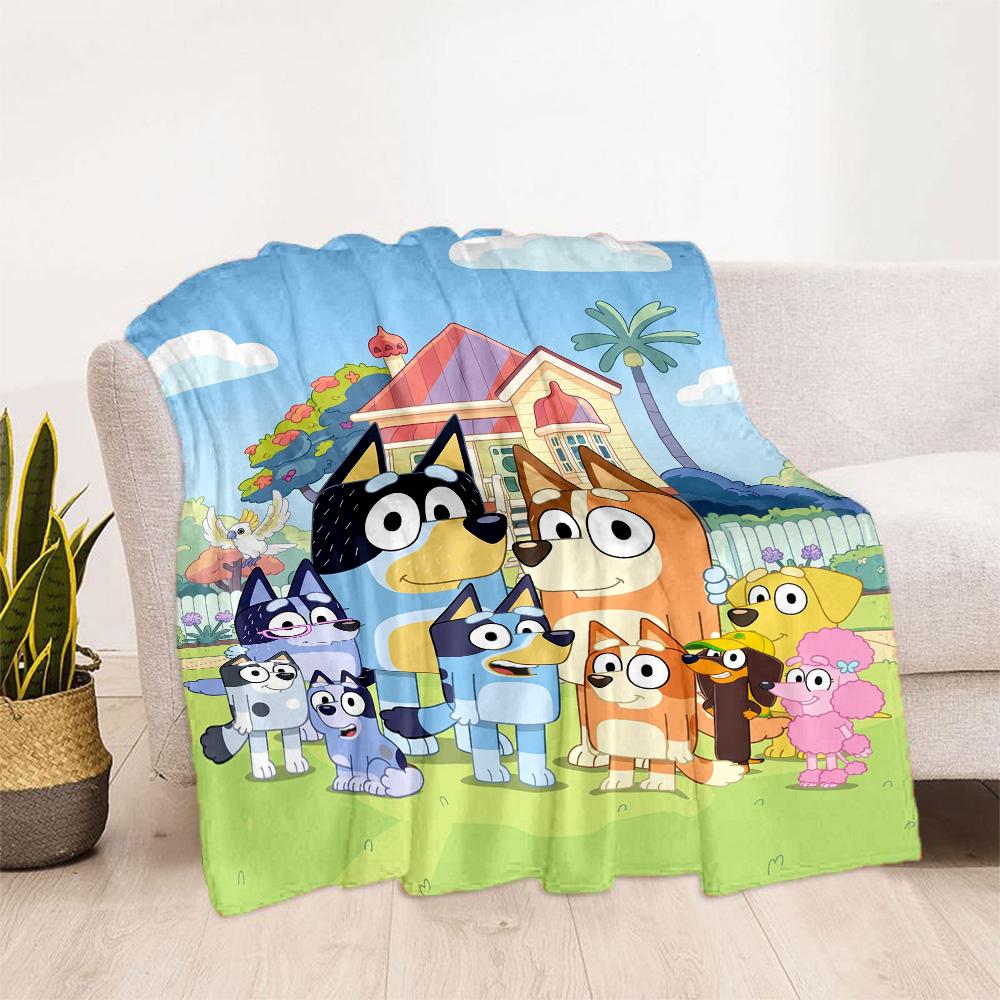 Bluey's Colorful Pals Blanket Durable Comfort Perfect for Bed Couch Sofa for All Seasons Modern Style Gifts For Family Or Friends