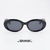 Women's Oval Cat Eye Polarized Sunglasses, UV Protection, 2535, Enhances Facial Features, High-End Look
