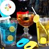 Pack of 5 Multifunctional Plastic Cocktail Clip for Goblet Glasses Practical Bottle Opener Cup Clamp For Bartenders