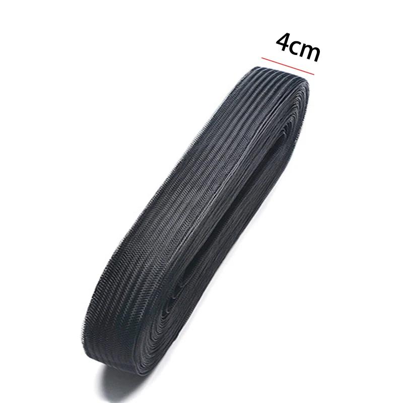1-10cm Flat Plain Hard Stiff Rigid Crin Horsehair Braid Polyester Boning for Sewing Wedding Dress Dan Formal Dress Acssory