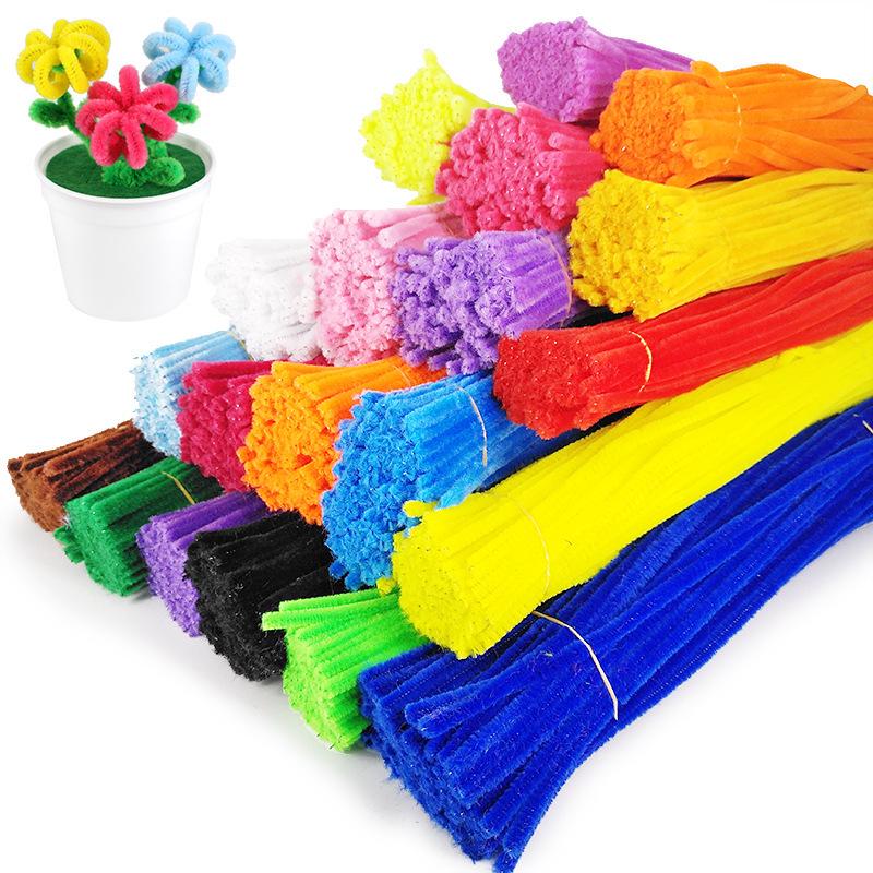 DIY Wool Twist Stick for Kindergarten Art - Educational Handmade Plush Craft for Kids