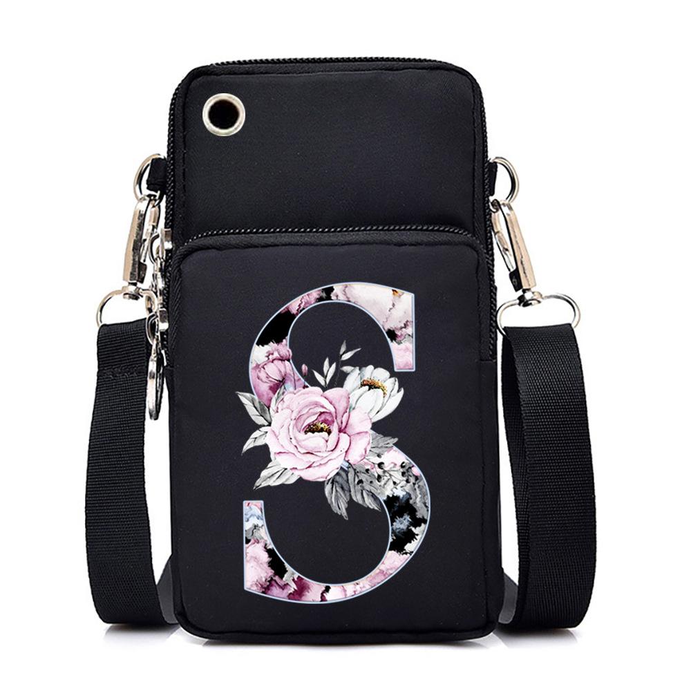 Printed casual portable messenger bag new shoulder bag multi-function fashion mobile phone bag