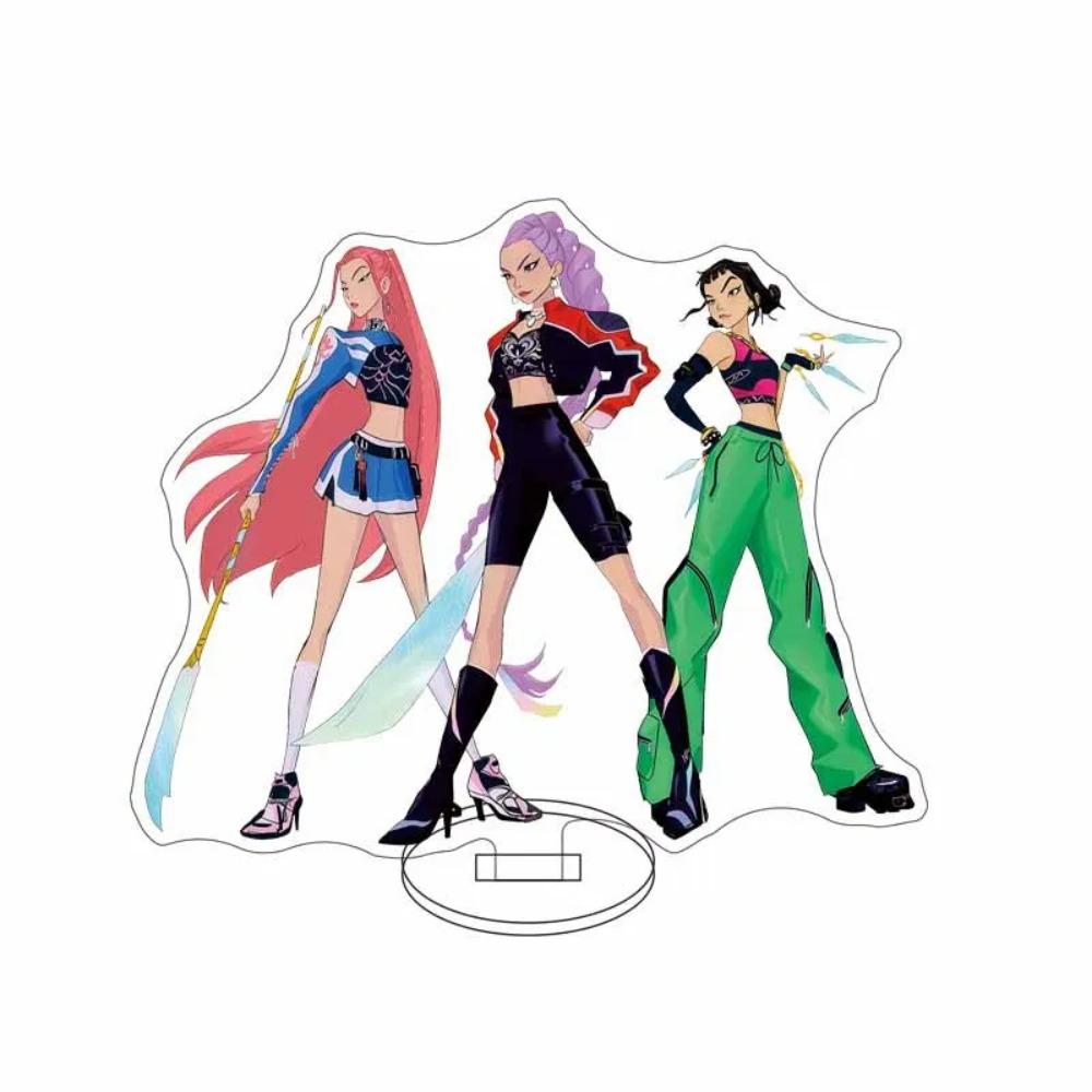 KPOP DÄMONENJÄGER Anime Acryl Aufsteller Modellplatte Dekoration Originalität Schreibtisch Figur Display Fans Geschenk Cartoon Prime Produkte