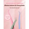 Jesireca - Stainless Steel False Eyelashes Tweezers