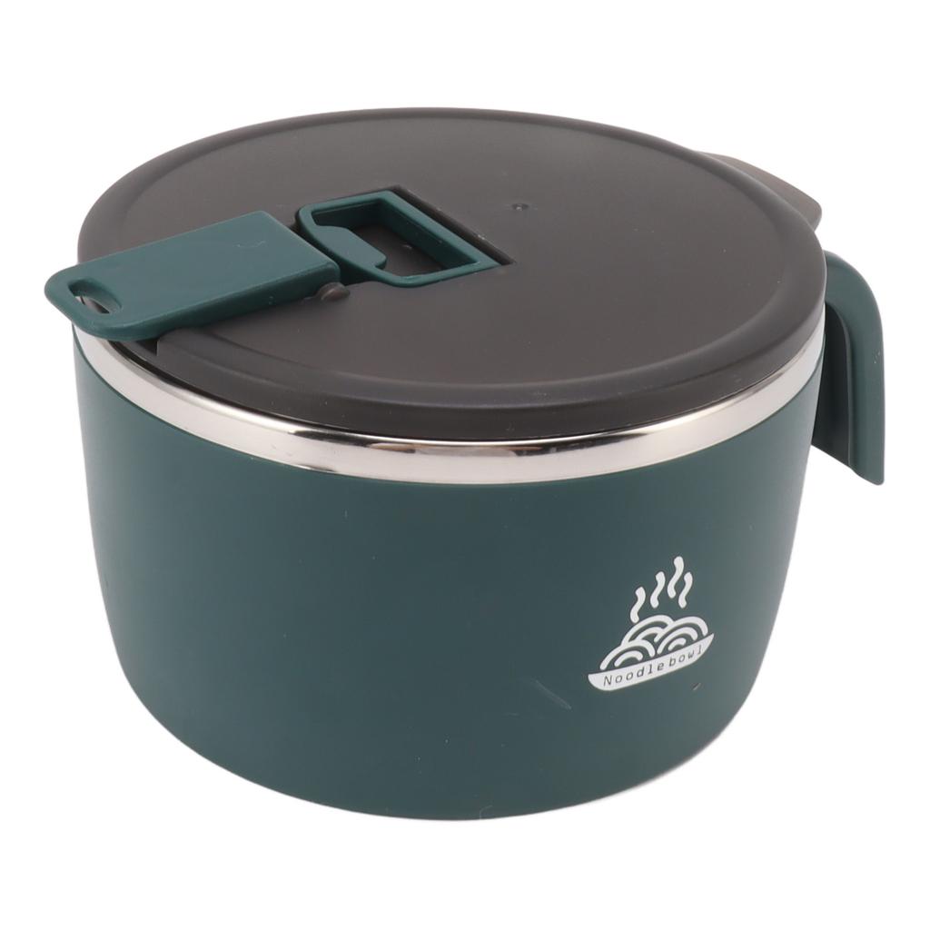 Nerezová miska na instantní nudle 900ml miska na nudle s víkem pro kancelář studentské koleje