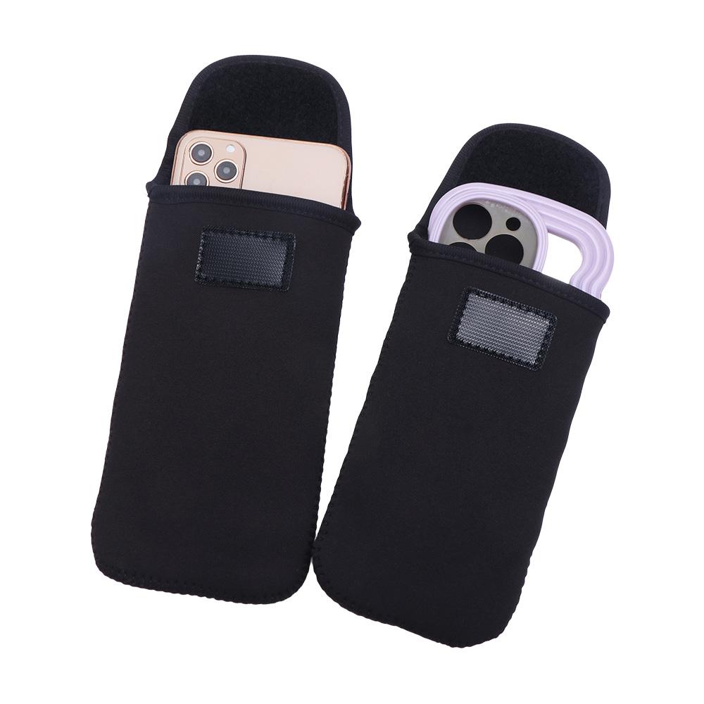 Neoprene Phone Protective Pouch Case Cover Mobile Phone Pouch Black Mobile Phone Bag Universal