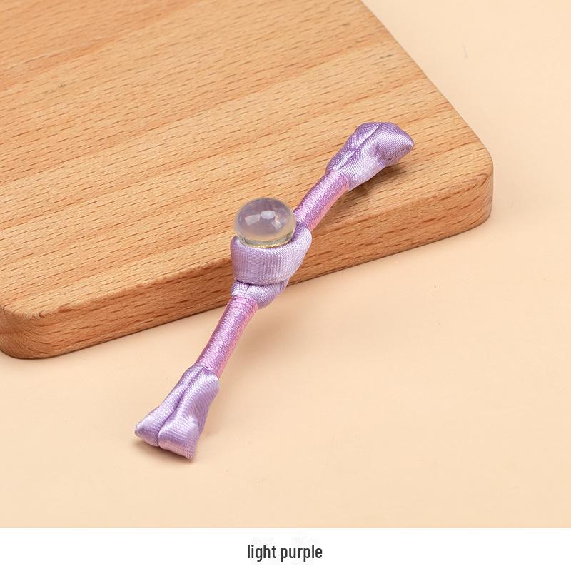 Hengmeihe Ręcznie Robiony Koralikowy Guzik Cheongsam ze Złotej Folii z Wykończeniem Złotą Nicią