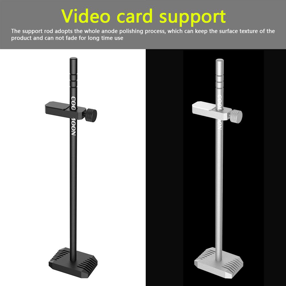 CoolMoon CM-VT192 Aluminum Alloy Graphics Video Stand GPU Support Jack Desktop PC Case Video Cards Holder Bracket Cooling Kit