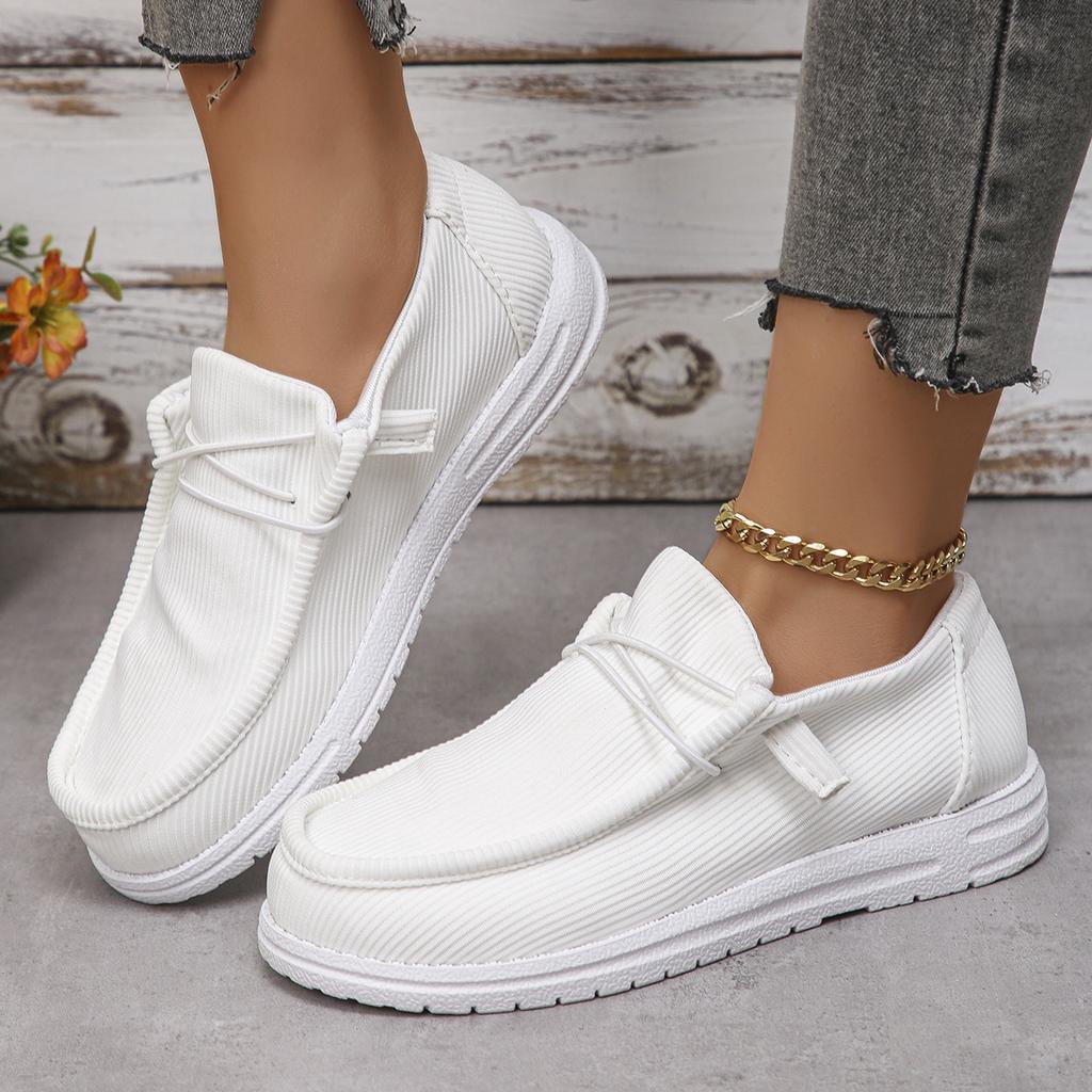 New Four Seasons Universal Canvas Shoes Fashion Women's Le Fu Shoes Outdoor Autumn Large Women's Shoes De Mujer for daily use