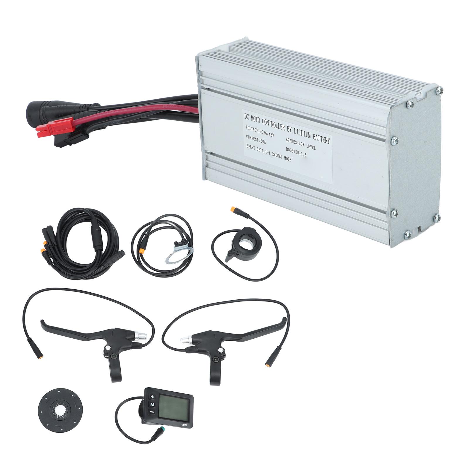 

Контроллер бесщеточного двигателя 36 В 48 В 1000 Вт Водонепроницаемый контроллер для электровелосипеда Велосипедный контроллер Комплект дисплея GD01