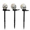 Solar LED Halloween Skeleton Decoration Stakes Glowing Skeleton Head Skeleton Lamp Outdoor Lawn