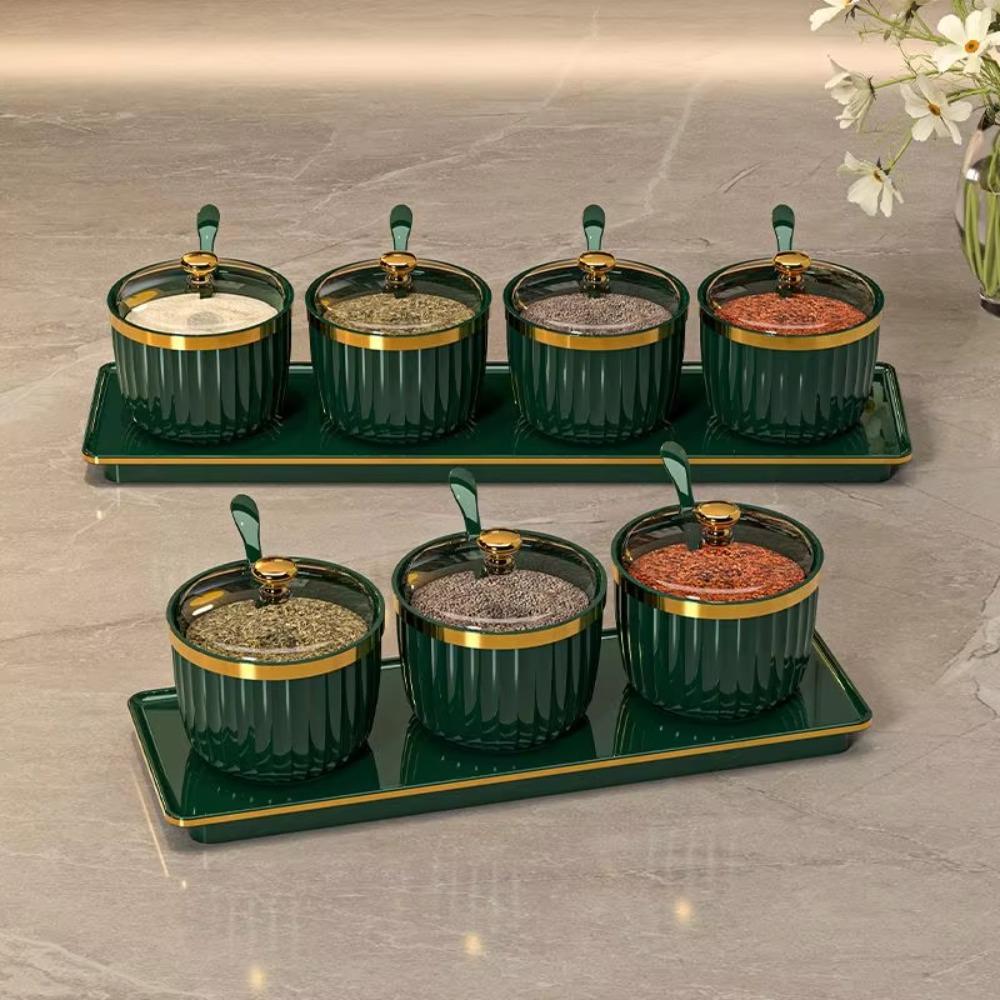 Sealed Seasoning Storage Box Plastic Salt Suger Jar Practical Condiment Container  Salt