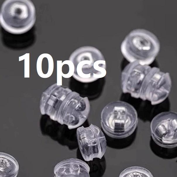 Rubber Earring Lifter Backs Replacements Plugs for DIY Droopy Heavy Stud Ears Jewelry Support Comfortable