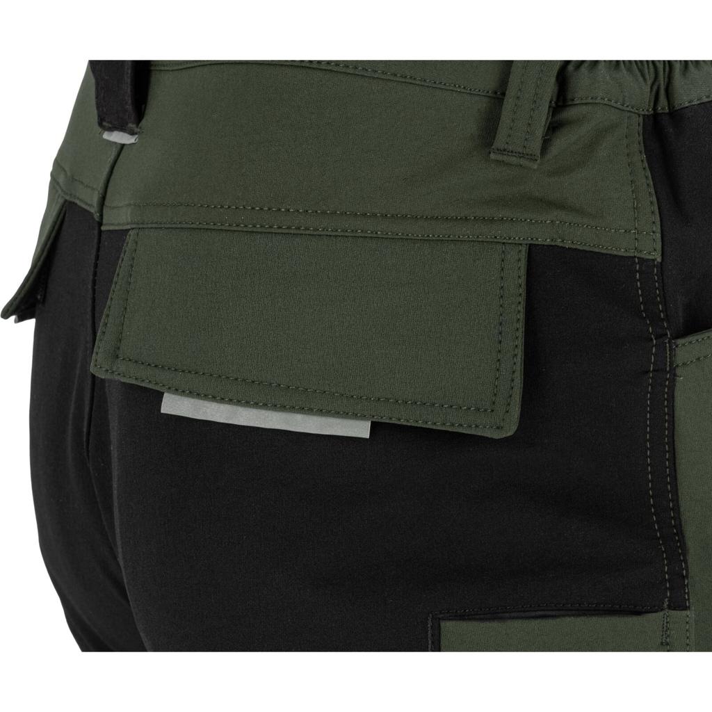 Green-Black Stretch Pants, "3Xl", Ce, Lahti