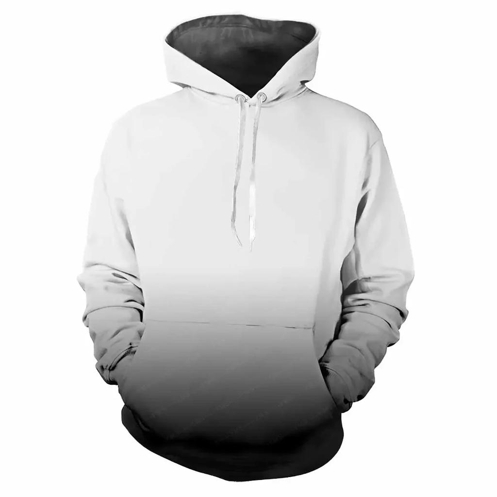 Trendiger Herren-Hoodie mit gedruckten, farbwechselnden Mustern, Digitaldruck, lässig, langärmelig mit Kapuze, dicker Stoff, Oberteile