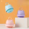 Scrubbing Function Cat Bath Brush Wet and Dry Use Can Hold Shower Gel Silicone Bath Brush Hanging Soft Bristles