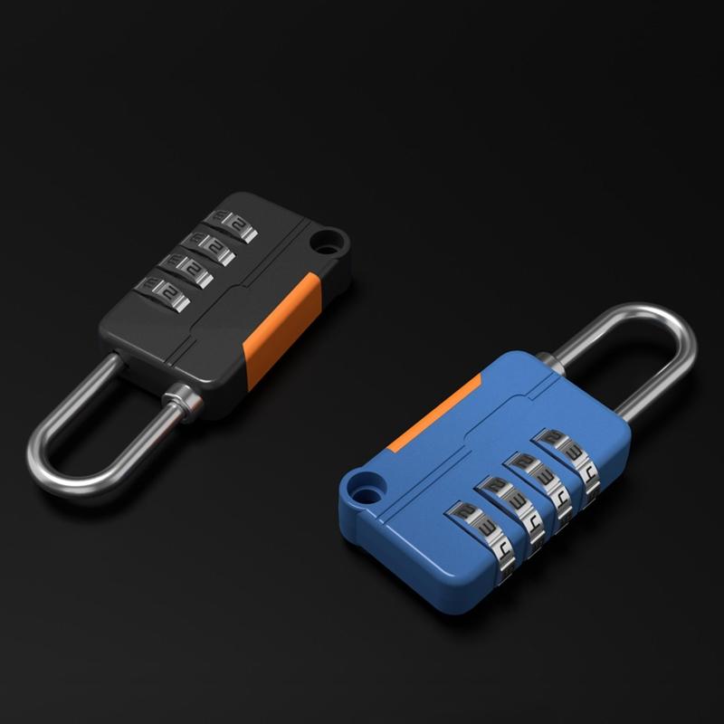 Weatherproof Padlocks 4 Digit Password Lock for Storage Unit Gym Locker Toolbox