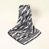 New Palestine Scarf Keffiyeh Women Printed Square Scarf Muslim Hijab Satin Silk Handkerchief Bandanna Muffler Headscarf Wraps