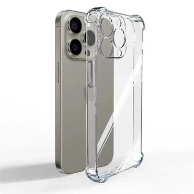 Ultra-thin Clear Shockproof Case For iPhone 15 16 14 13 12 11 7 6 Pro Max Phone Cover On iPhone 13 12 Mini X XR XS 8 14 15 Plus Cover