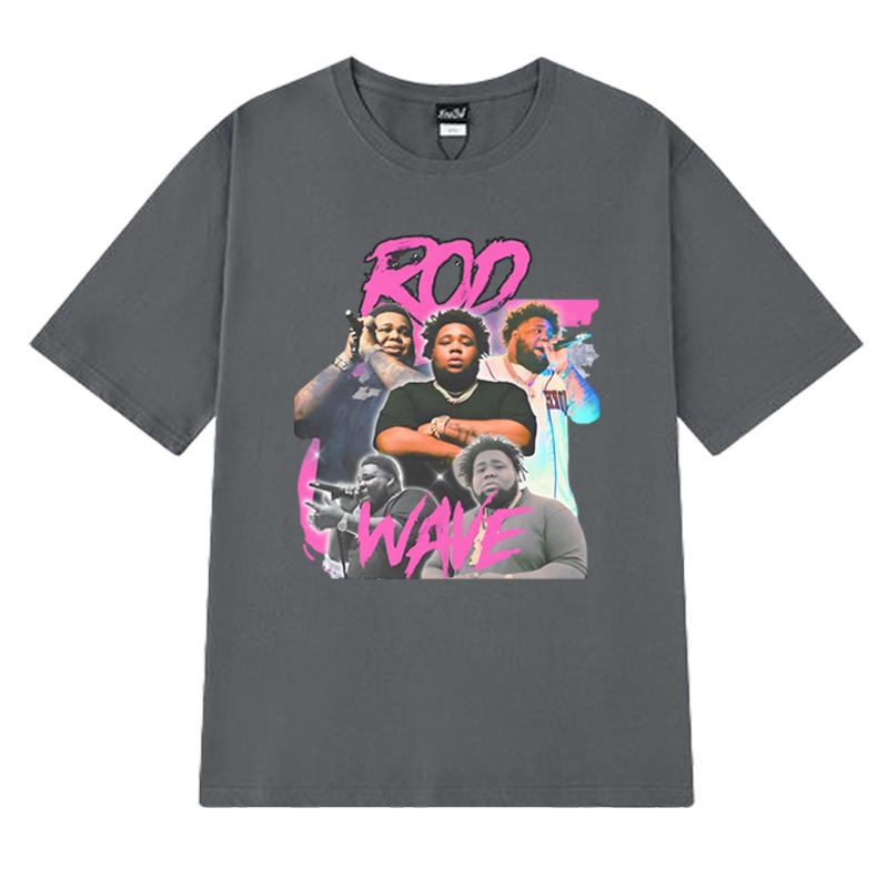 Hot Sale Rapper Rod Wave Graphic Oversized t-shirt 100% Cotton Men Women short sleeve O-Neck Tee shirt Unisex Summer vintage Top