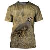 Camiseta Camuflaje Animal Caza Infantil Verano Niños Cuello Redondo Camisetas Moda Tops Camisetas Camiseta Infantil Exterior